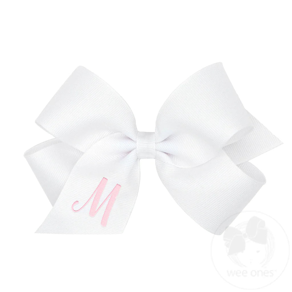 MEDIUM MONOGRAM GROSGRAIN