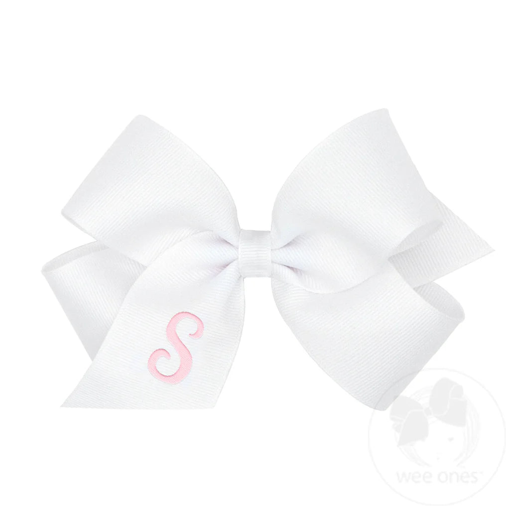 MEDIUM MONOGRAM GROSGRAIN