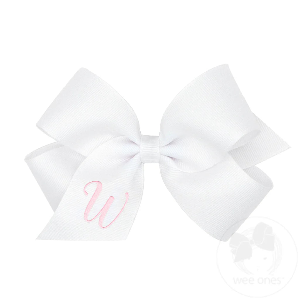 MEDIUM MONOGRAM GROSGRAIN