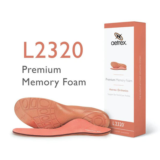 AETREX PREMIUM MEMORY FOAM FLAT LOW ARCH