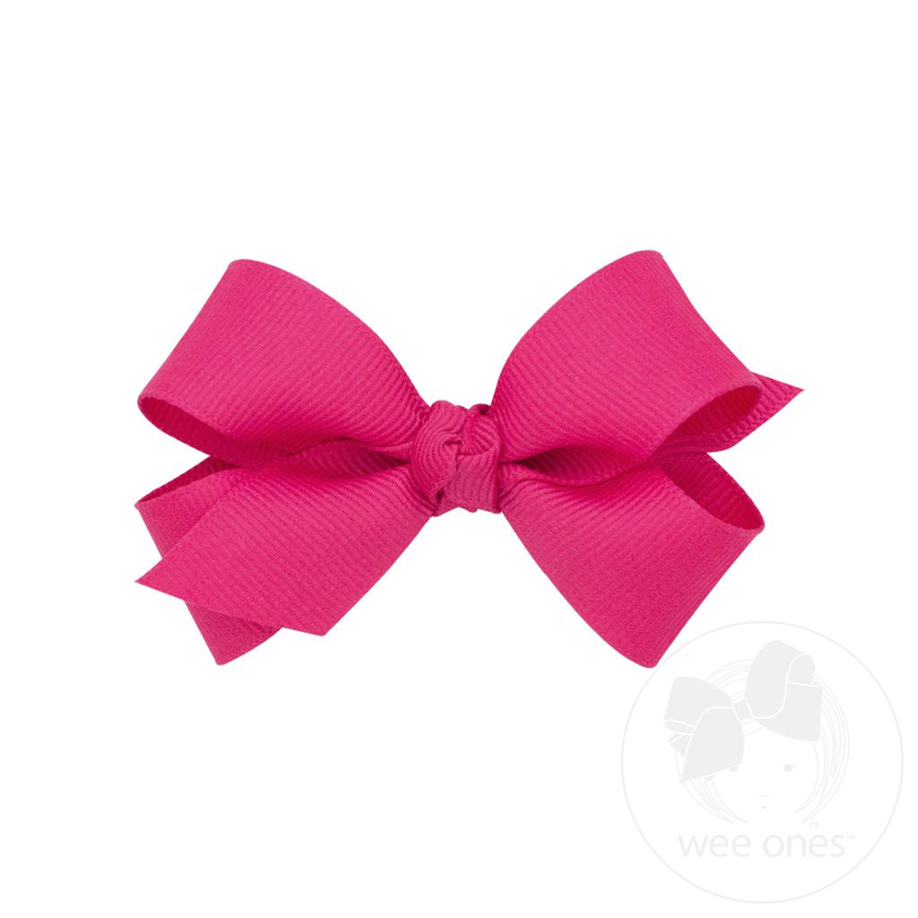 MINI GROSGRAIN BOW W/ KNOT