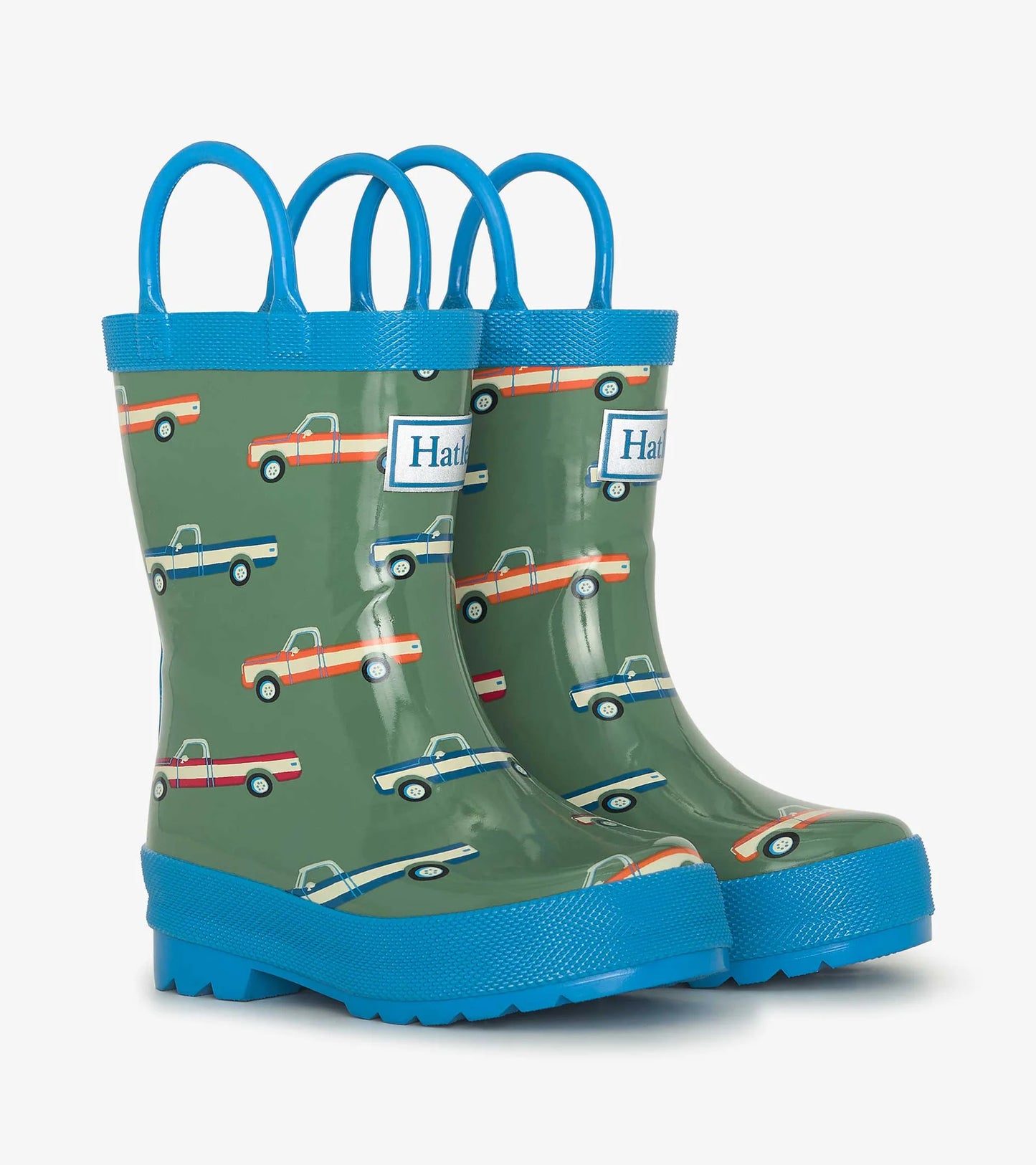 BOY'S RAIN BOOTS WITH HANDLES