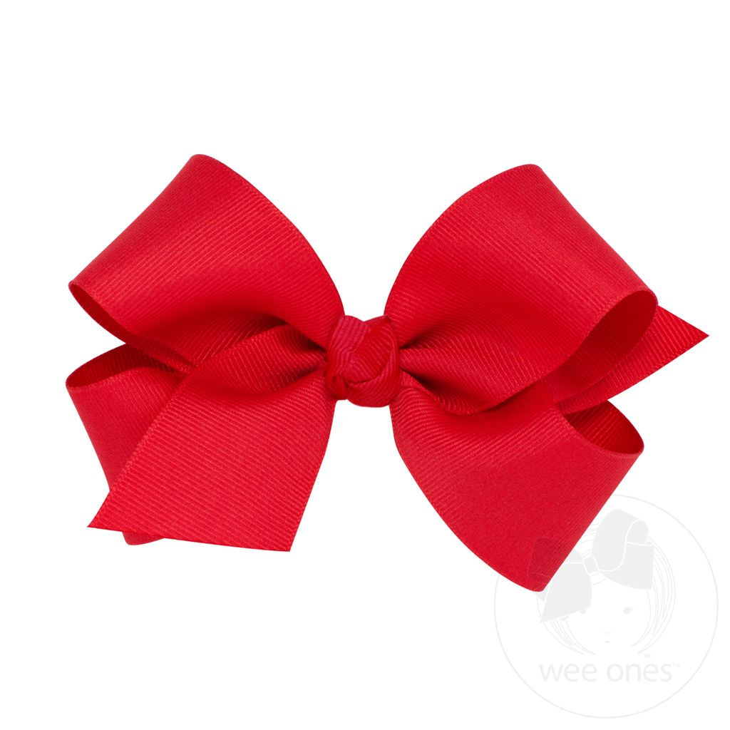 MEDIUM CLASSIC GROSGRAIN BOW W/ KNOT