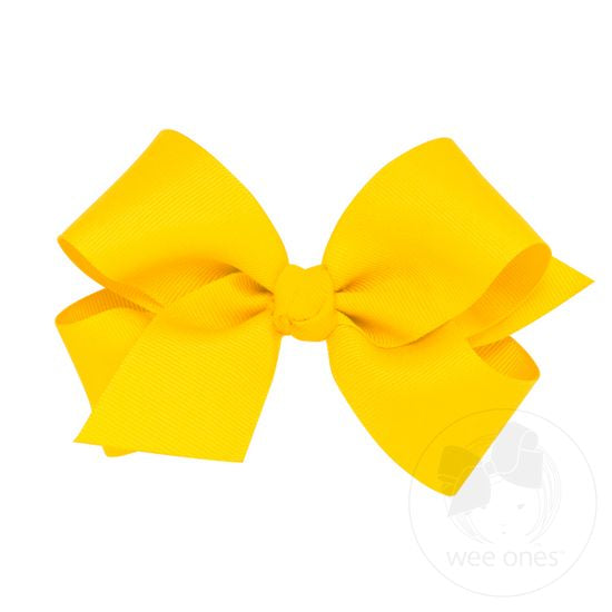 MEDIUM CLASSIC GROSGRAIN BOW W/ KNOT