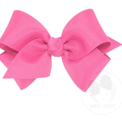 SMALL GROSGRAIN BOW W/ KNOT