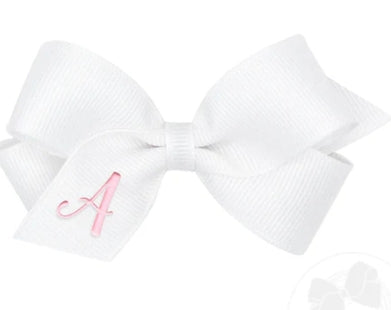 MINI MONOGRAM GROSGRAIN BOW