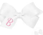 MINI MONOGRAM GROSGRAIN BOW