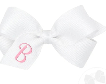 MINI MONOGRAM GROSGRAIN BOW
