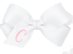 MINI MONOGRAM GROSGRAIN BOW