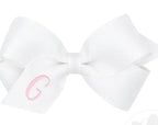 MINI MONOGRAM GROSGRAIN BOW