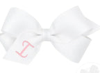 MINI MONOGRAM GROSGRAIN BOW