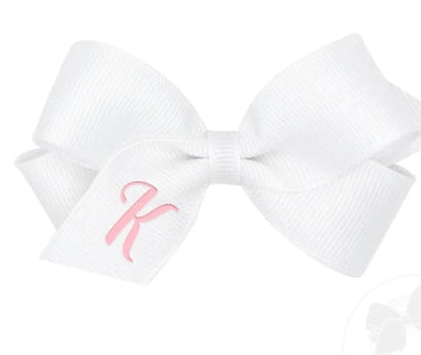 MINI MONOGRAM GROSGRAIN BOW