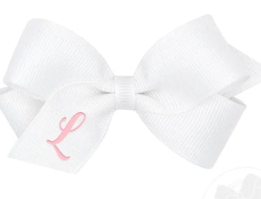 MINI MONOGRAM GROSGRAIN BOW