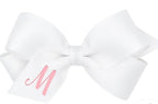 MINI MONOGRAM GROSGRAIN BOW