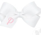MINI MONOGRAM GROSGRAIN BOW