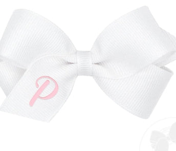 MINI MONOGRAM GROSGRAIN BOW