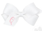 MINI MONOGRAM GROSGRAIN BOW