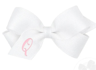 MINI MONOGRAM GROSGRAIN BOW