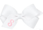MINI MONOGRAM GROSGRAIN BOW
