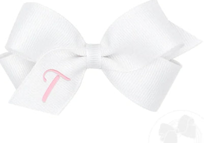 MINI MONOGRAM GROSGRAIN BOW