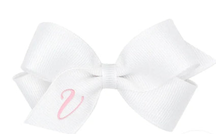MINI MONOGRAM GROSGRAIN BOW