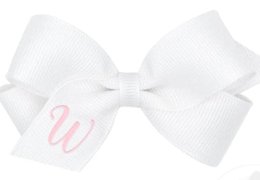 MINI MONOGRAM GROSGRAIN BOW