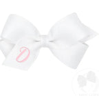 MINI MONOGRAM GROSGRAIN BOW