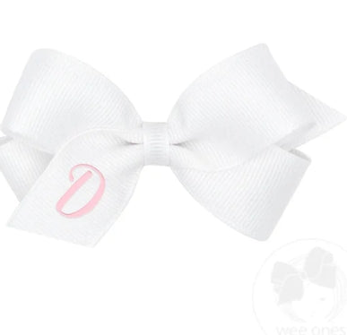 MINI MONOGRAM GROSGRAIN BOW