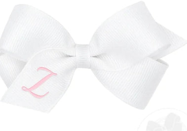 MINI MONOGRAM GROSGRAIN BOW