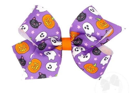 MEDIUM HALLOWEEN PRINT BOW