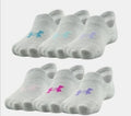 UA ESSENTIAL UNISEX 6-PACK SOCKS