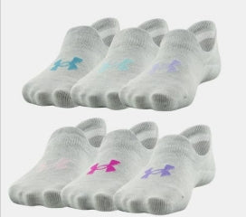 UA ESSENTIAL UNISEX 6-PACK SOCKS