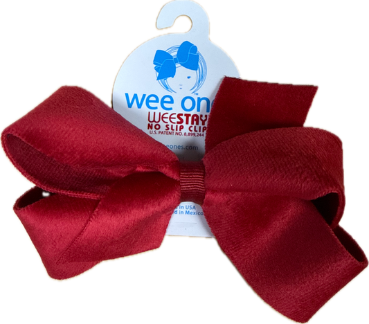 MEDIUM LUX VELVET BOW