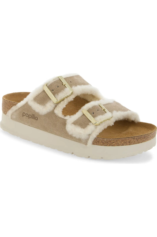 WOMEN'S ARIZONA FLEX PLATFORM NUBUCK SHEARLING