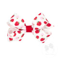 Mini Back to School Print Grosgrain Hair Bow