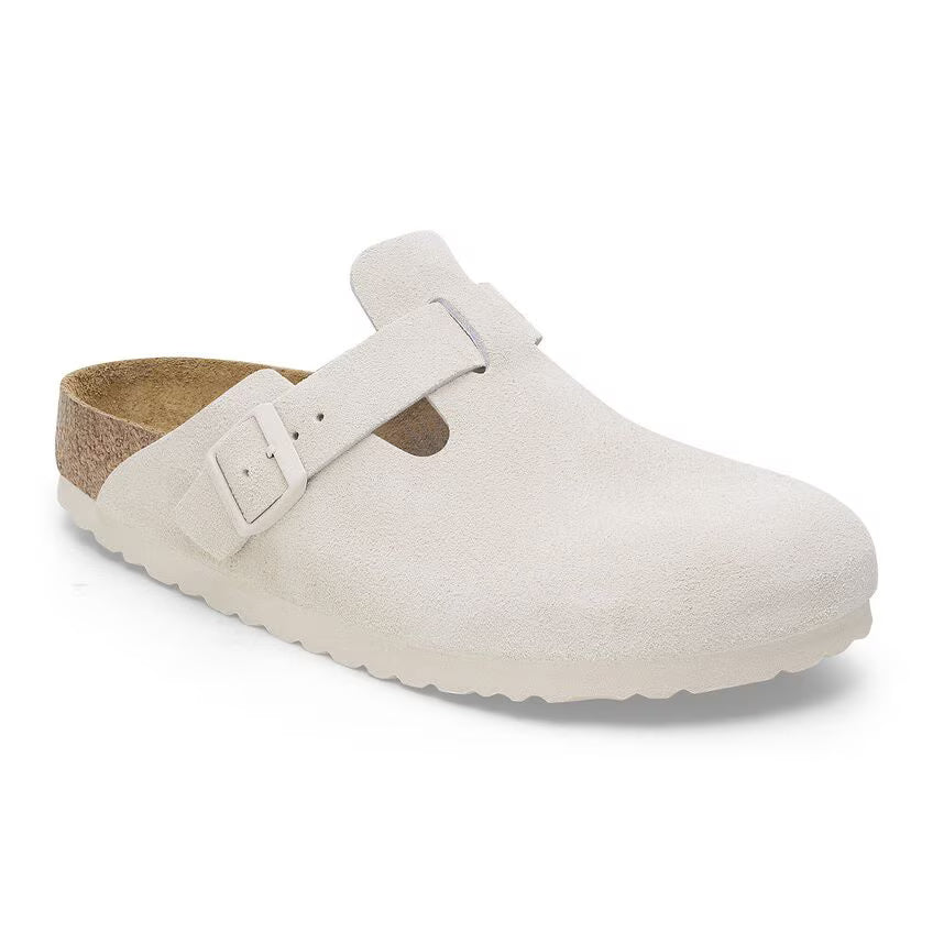 WOMEN'S BOSTON SUEDE SOFT FOOTBED