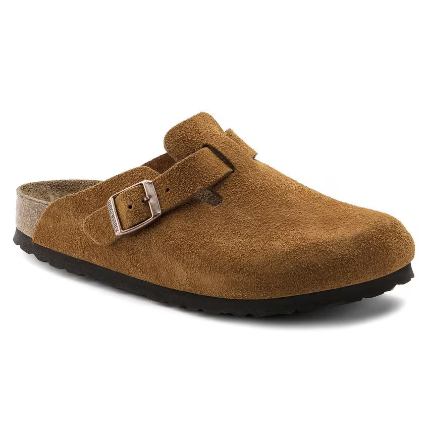WOMEN'S BOSTON SUEDE SOFT FOOTBED