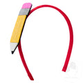 Extra Large Glitter Foam Pencil School-themed Headband
